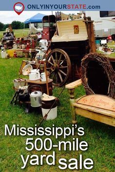 One Of The Country’s Longest (And Best) Yard Sales Runs Right Through Mississippi